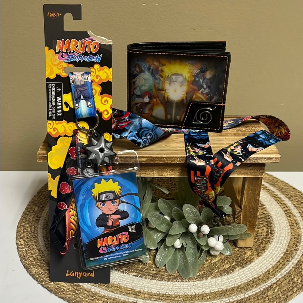 Two Naruto Lanyards & Wallet bundle